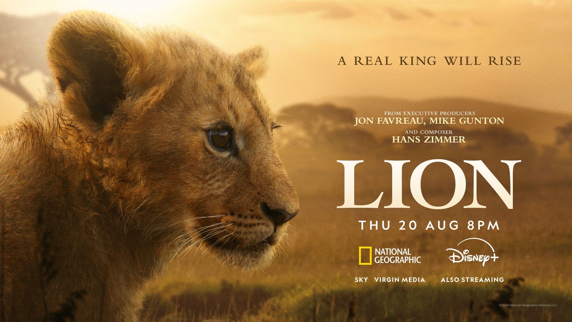 Launching Landmark Natural History Series LION for National Geographic and Disney+